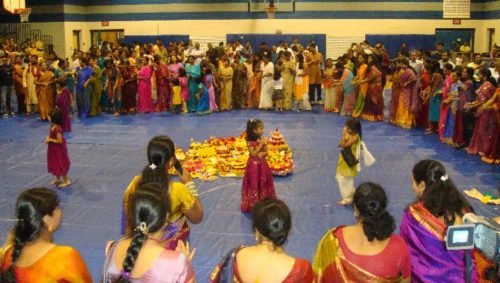 Little Children Celebrate The Festival