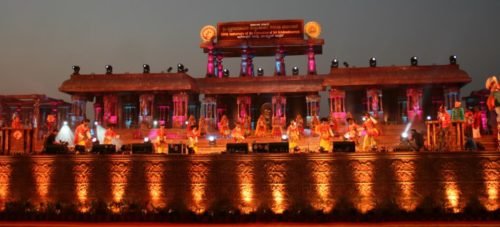 Night View OF Hampi Utsav