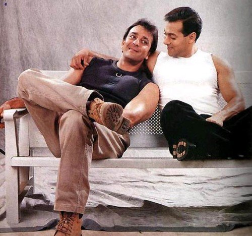 Sanjay Dutt With Salman Khan