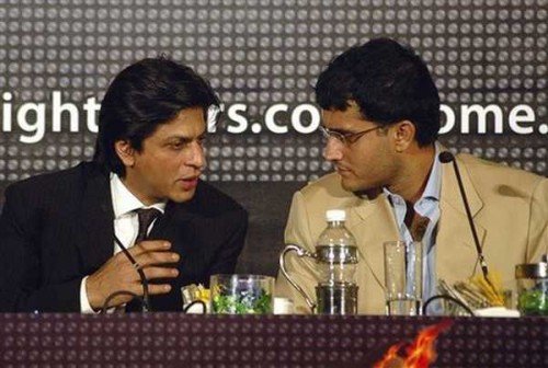 Shahrukh Khan With Ganguly