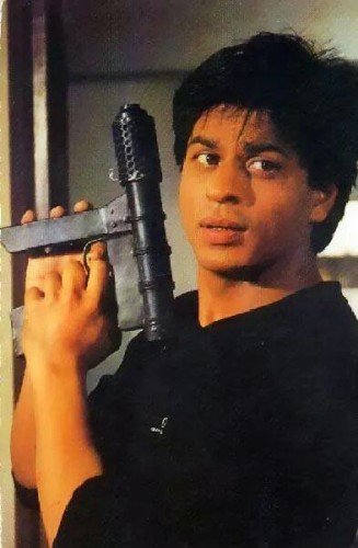 Shahrukh Khan With Gun