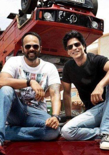 Shahrukh With Rohit Shetty