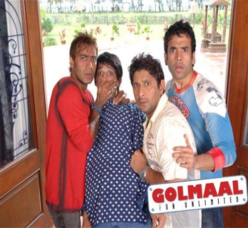 Sharman Joshi with Golmaal Cast