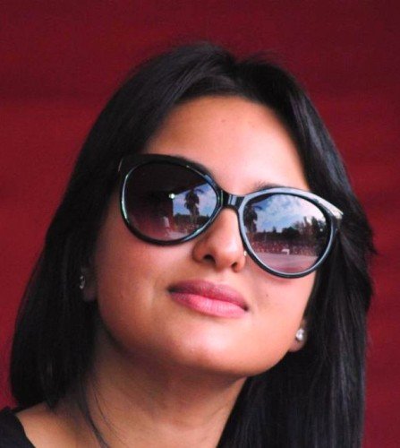 Sonakshi Sinha In Nice Black Glasses