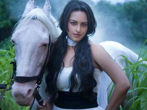 Sonakshi Sinha With Horse