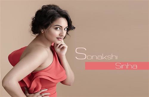 Sonakshi Sinha in Red Clothe