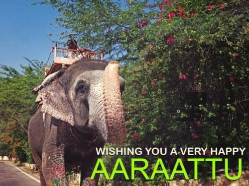 Wishing You A Very Happy Aaraattu