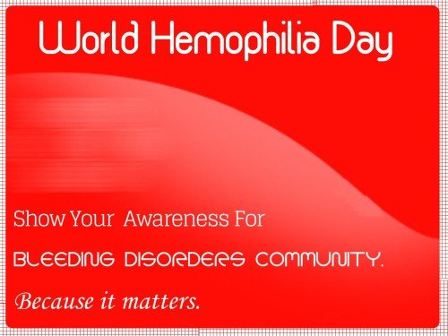 World Hemophilia Day Pics