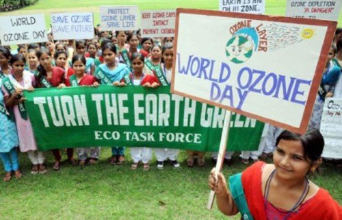 PATNA -WORLD OZONE DAY PAR  PATNA WOMEN,S COLLAGE STUDENT