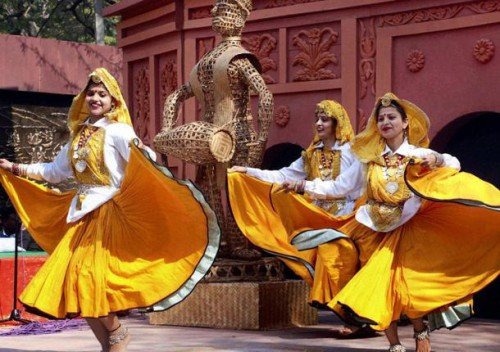 fully Happy Girls For Dancing In Festival