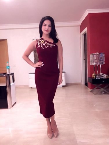 Sunny Leone Looking Hot In Dress